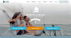 Desktop Screenshot of marinasailing.com